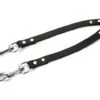 Beeztees Lederen Koppellijn Voor 2 Honden Zwart - 30 Cm X 18 Mm -ROGZ || Beeztees || Hill's Winkel 38389