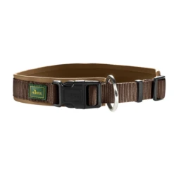 Hunter Klikhalsband Vario Plus Bruin&Caramel - Hondenhalsband - 35-40x2.0 Cm