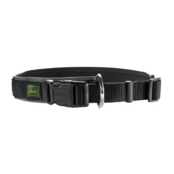 Hunter Halsband Voor Hond Neopreen Vario Plus Zwart / Grijs 55-60 Cmx25 Mm