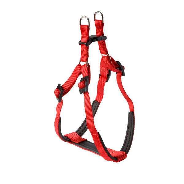 Adori Harnas Nylon Soft Rood&Zwart - Hondenharnas - A 42-48 B 43-52 Cm 3 Adori Harnas Nylon Soft Rood&Zwart - Hondenharnas - A 42-48 B 43-52 Cm
