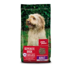Pets Place Adult Geperste Brokken Gevogelte&Vlees - Hondenvoer - 18 Kg