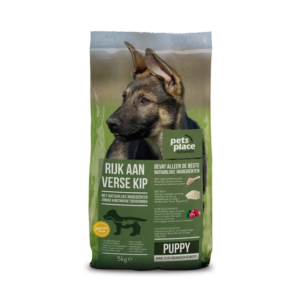 Pets Place Naturals Puppy Large Breed Kip - Hondenvoer - 5 Kg 3 Pets Place Naturals Puppy Large Breed Kip - Hondenvoer - 5 Kg