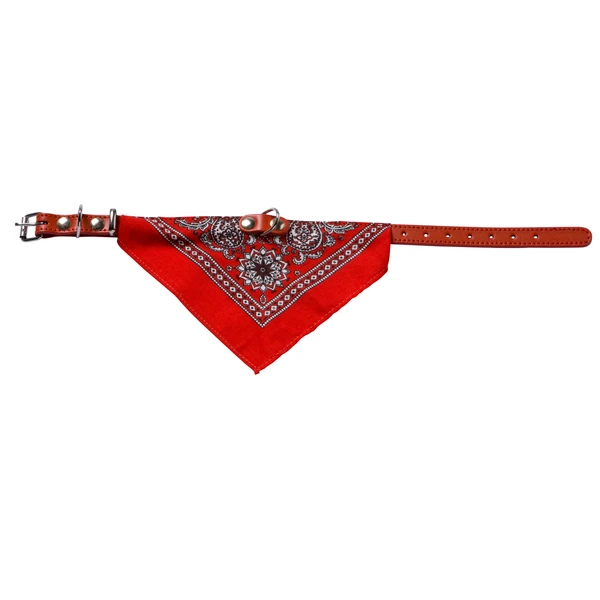 Adori Hondenhalsband Met Zakdoek Leer Rood 55 Cm 3 Adori Hondenhalsband Met Zakdoek Leer Rood 55 Cm