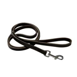 Adori Looplijn Soft Met Print En Trens Donkerbruin - Hondenriem - 160x1.8 Cm