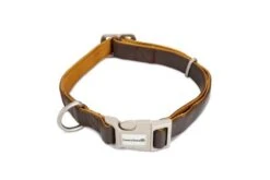 Beeztees Macleather Soft Touch Hondenhalsband Bruin 70 X 2,5 Cm