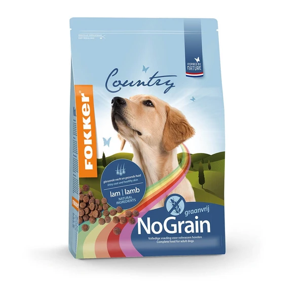 Fokker Country No Grain Hondenvoer 2,5 Kg 3 Fokker Country No Grain Hondenvoer 2,5 Kg