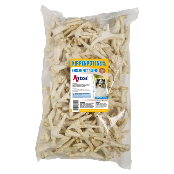 Antos Kippenpoten Gepoft - Hondensnacks - Kip 1 Kg 3 Antos Kippenpoten Gepoft - Hondensnacks - Kip 1 Kg