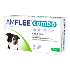 Amflee Combo Spot-on Hond - 134 Mg (10-20 Kg) - 3 Pipetten