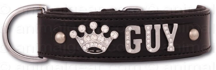 Hondenhalsband Met Naam Large Black 4 Hondenhalsband Met Naam Large Black - Afbeelding 2