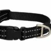 Rogz For Dogs Fanbelt Hondenhalsband Verstelbaar Zwart 56 X 2 Cm -ROGZ || Beeztees || Hill's Winkel file 357