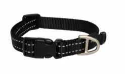 Rogz For Dogs Fanbelt Hondenhalsband Verstelbaar Zwart 56 X 2 Cm