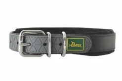 Hunter Halsband Voor Hond Convenience Comfort Neon Zwart 27-35 Cmx20 Mm