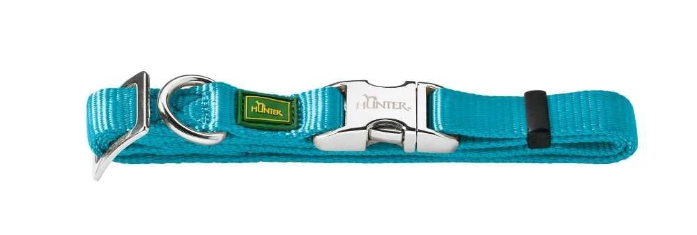 Hunter Klikhalsband Alu Nylon Soft Petrol - Hondenhalsband - 30-45x1.5 Cm 4 Hunter Klikhalsband Alu Nylon Soft Petrol - Hondenhalsband - 30-45x1.5 Cm - Afbeelding 2