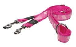 ROGZ Hondenriem Multi Purpose Pink Paw -ROGZ || Beeztees || Hill's Winkel file 554