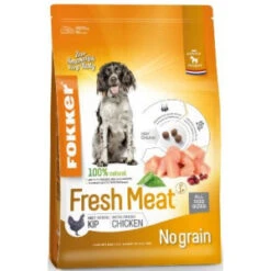 Fokker Plus Fresh Meat Kip&Aardappel - Hondenvoer - 2.5 Kg -ROGZ || Beeztees || Hill's Winkel fokker fresh meat hondenvoer