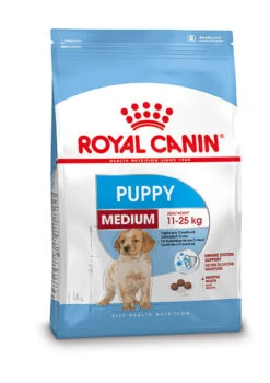 Royal Canin Medium Puppy Hondenvoer 15 + 3 Kg Gratis -ROGZ || Beeztees || Hill's Winkel h shn zak medium puppy 1