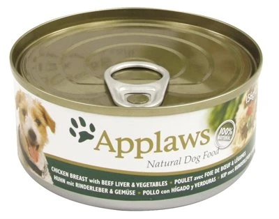 Applaws Dog - Chicken & Beef Liver With Vegetables - 12 X 156 G 3 Applaws Dog - Chicken & Beef Liver With Vegetables - 12 X 156 G