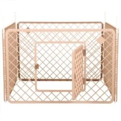 Puppyren 4 Panelen Beige 90x90x60 Cm