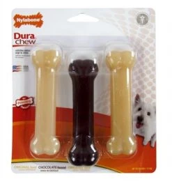 Nylabone Dura Chew 3-pack Original / Chocolade / Original Smaak 3-pack Tot 11 Kg