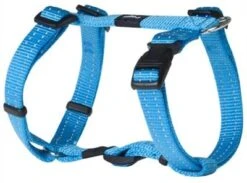 Rogz For Dogs Snake Hondentuig Verstelbaar Turquoise 52 X 1,6 Cm
