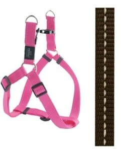 Rogz For Dogs Nitelife Step-in Hondentuig Verstelbaar Bruin 38 X 1,1 Cm