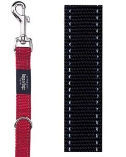 Rogz For Dogs Fanbelt Multipurpose Lijn Zwart