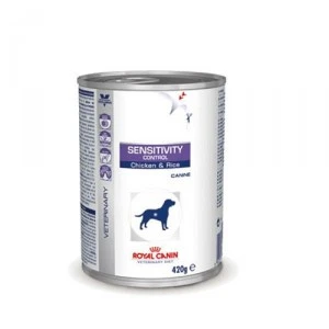 Royal Canin Veterinary Diet Sensitivity Control (Chicken & Rice) Blik Hondenvoer 1 Tray (12 Blikken) - Afbeelding 2