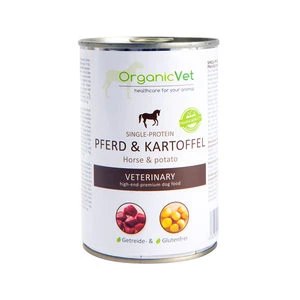 OrganicVet Dog Veterinary Diet Single Protein - Paard - 6 X 400 Gram 3 OrganicVet Dog Veterinary Diet Single Protein - Paard - 6 X 400 Gram