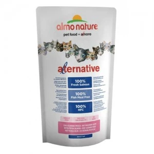 Almo Nature - Cat - Alternative - Droogvoer - Zalm En Rijst - 750 Gram