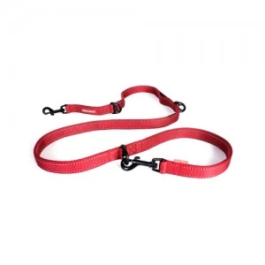 EzyDog Vario 6 Lijn - 160 Cm - Rood
