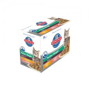 Hill's Adult Perfect Weight Pouch 85 Gr Kattenvoer 12 Zakjes 5 Hill's Adult Perfect Weight Pouch 85 Gr Kattenvoer 12 Zakjes - Afbeelding 3