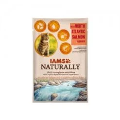 IAMS Naturally Cat - North Atlantic Salmon In Gravy 24 X 85 G