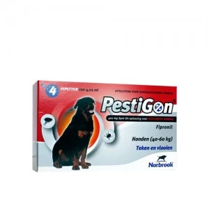 Pestigon Spot-on! Hond (40-60 Kg) 4 X 4,02 Ml - Afbeelding 2