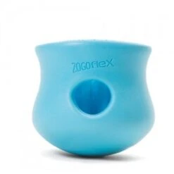 Zogoflex Toppl Treat Toy - Large - Aqua -ROGZ || Beeztees || Hill's Winkel product zogoflex toppl treat toy large aqua none 3 1487588867 40224