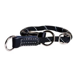 Rogz Rope Collar - Maat 4 - Zwart
