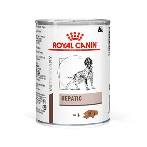 Royal Canin Veterinary Diet Hepatic Blik Hondenvoer 1 Tray (12 Blikken)